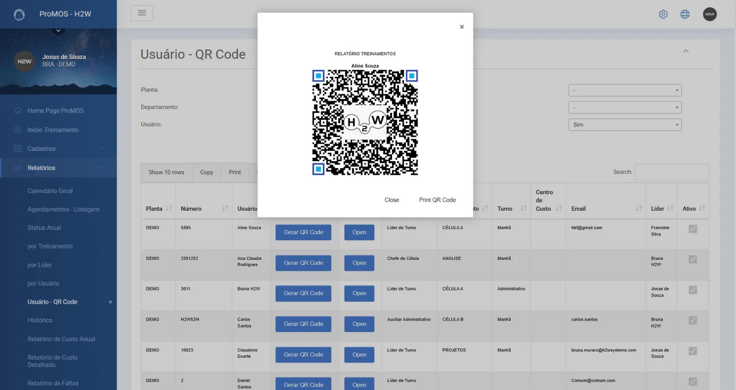 QR Code Badge